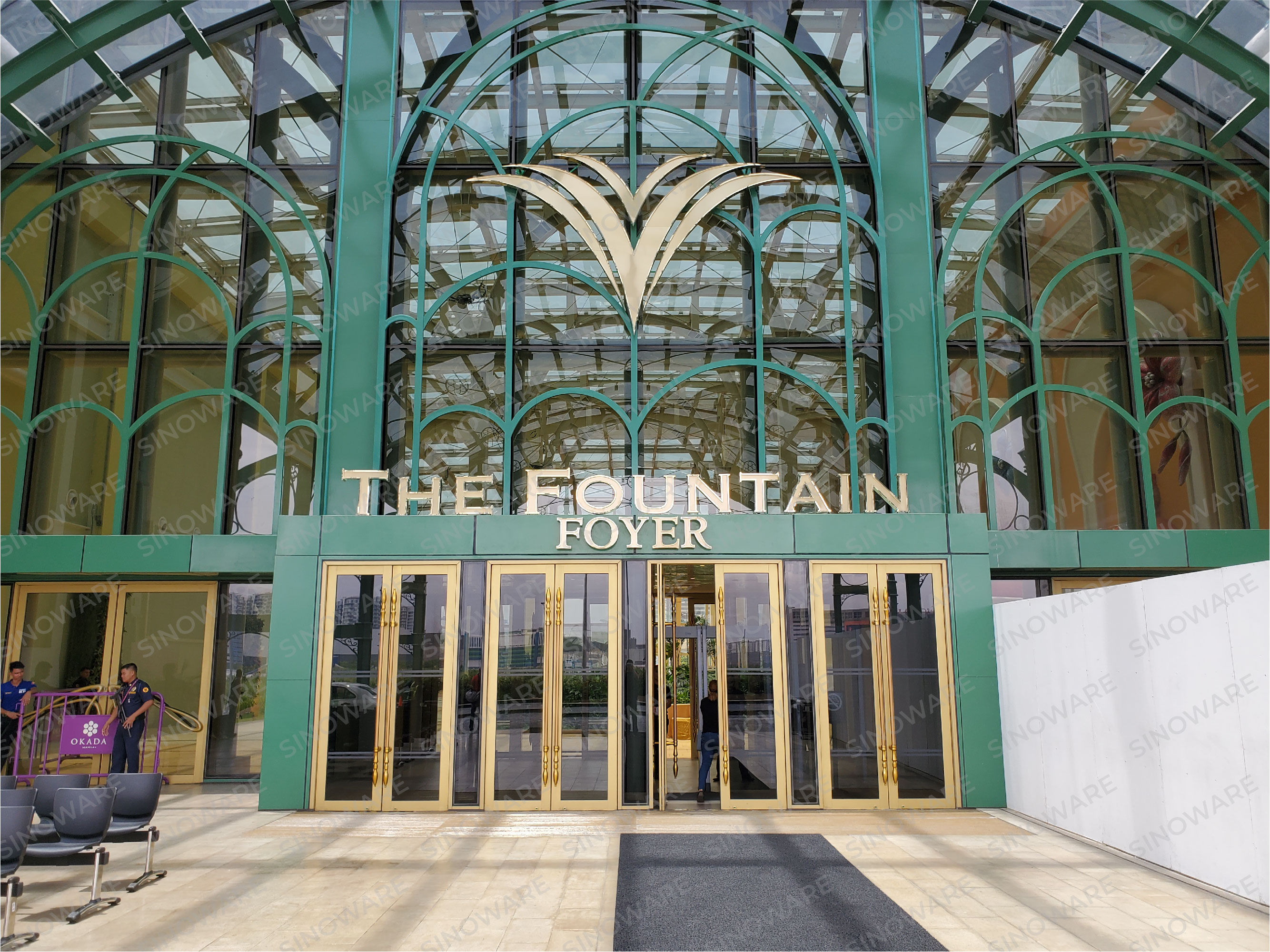 OKADA THE FOUNTAIN FOYER SIGNAGE